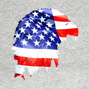 American Eagles  Patriotic 4th of July flags USA United States of America T-Shirt